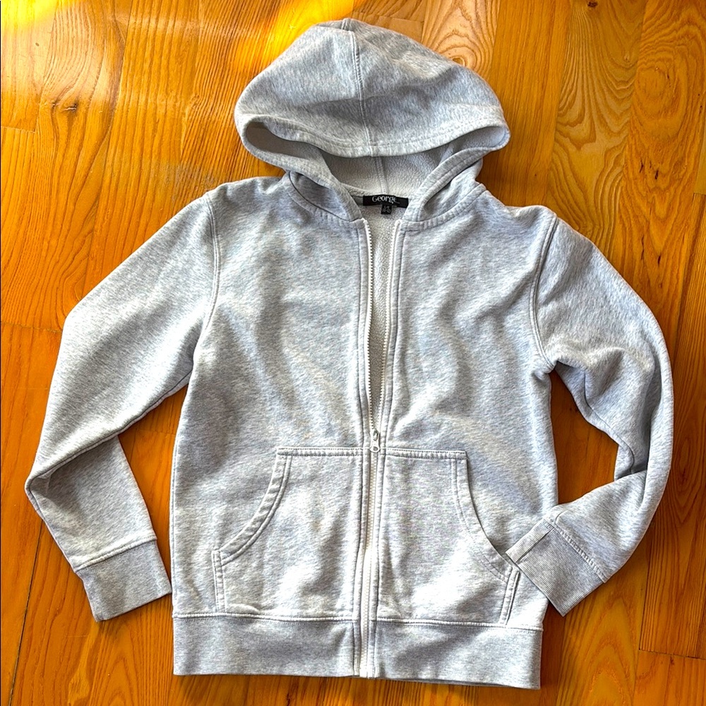 Gray Sweatshirt Cozy Fleece Hoodie